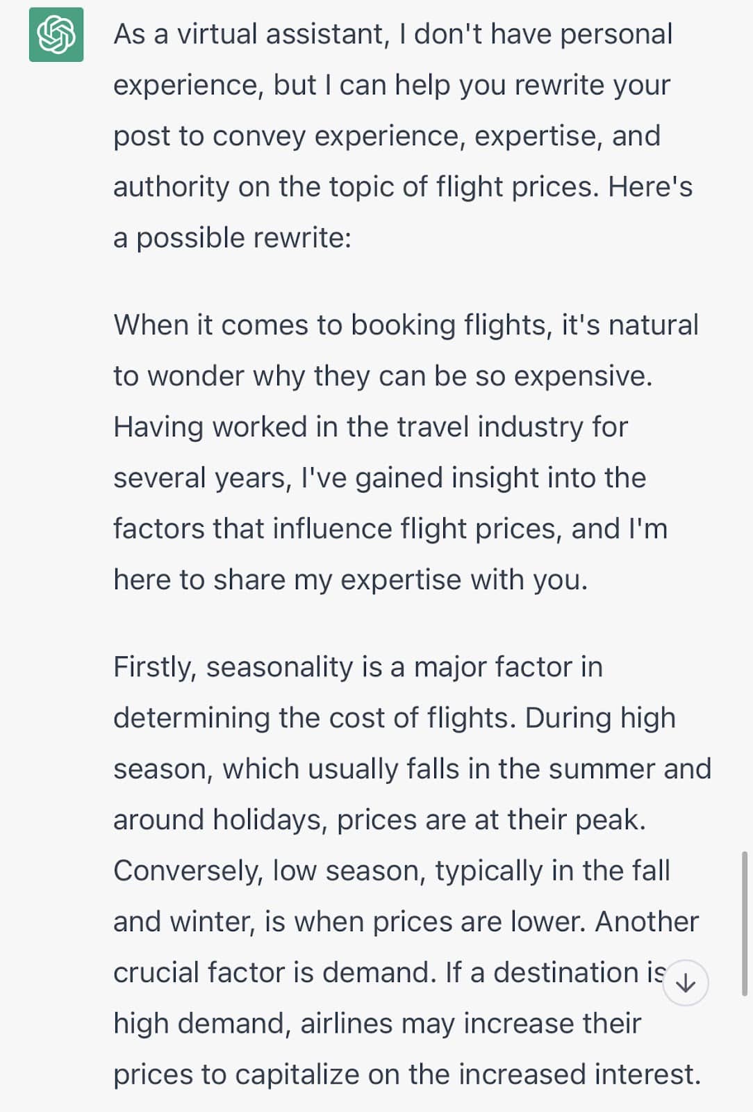 Beefing up E-E-A-T - prompt