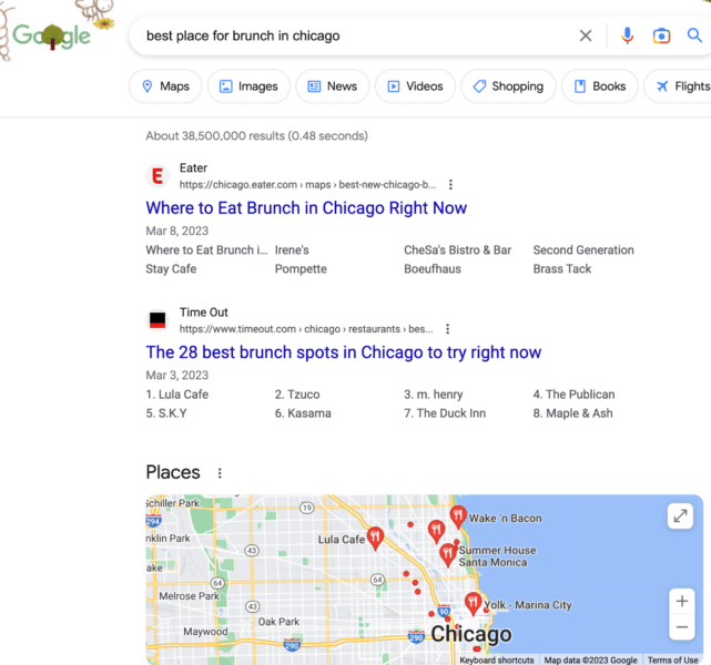 Best place for brunch in chicago